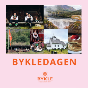 Bykledagen plakat med logo och kultur bilder